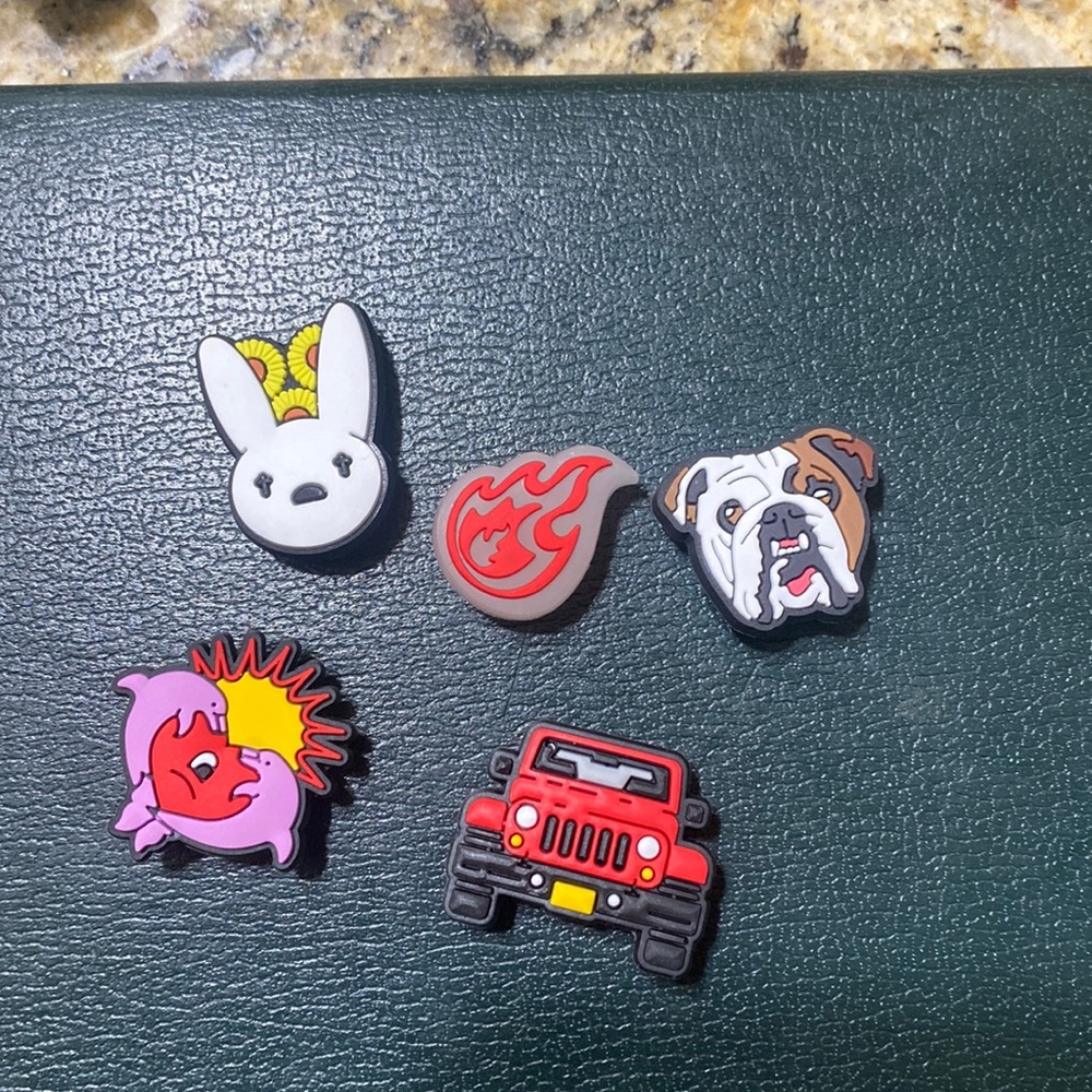 Bad bunny croc charms